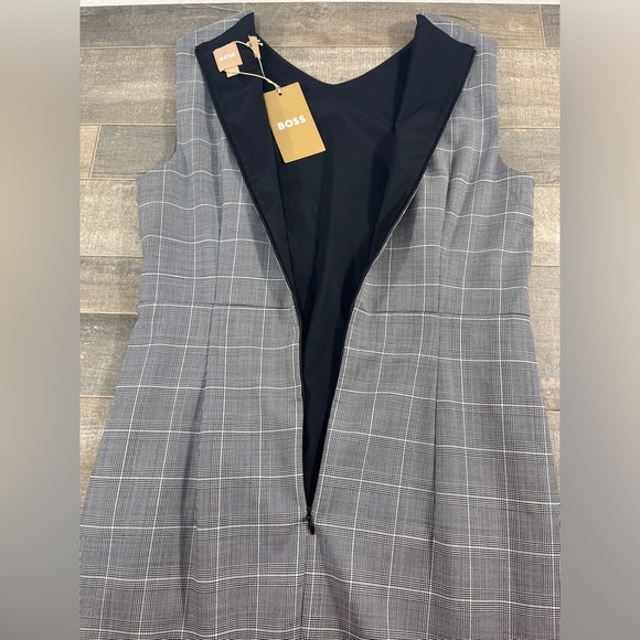 HUGO BOSS Dayami Wool Midi Dress - Picture 4 of 10